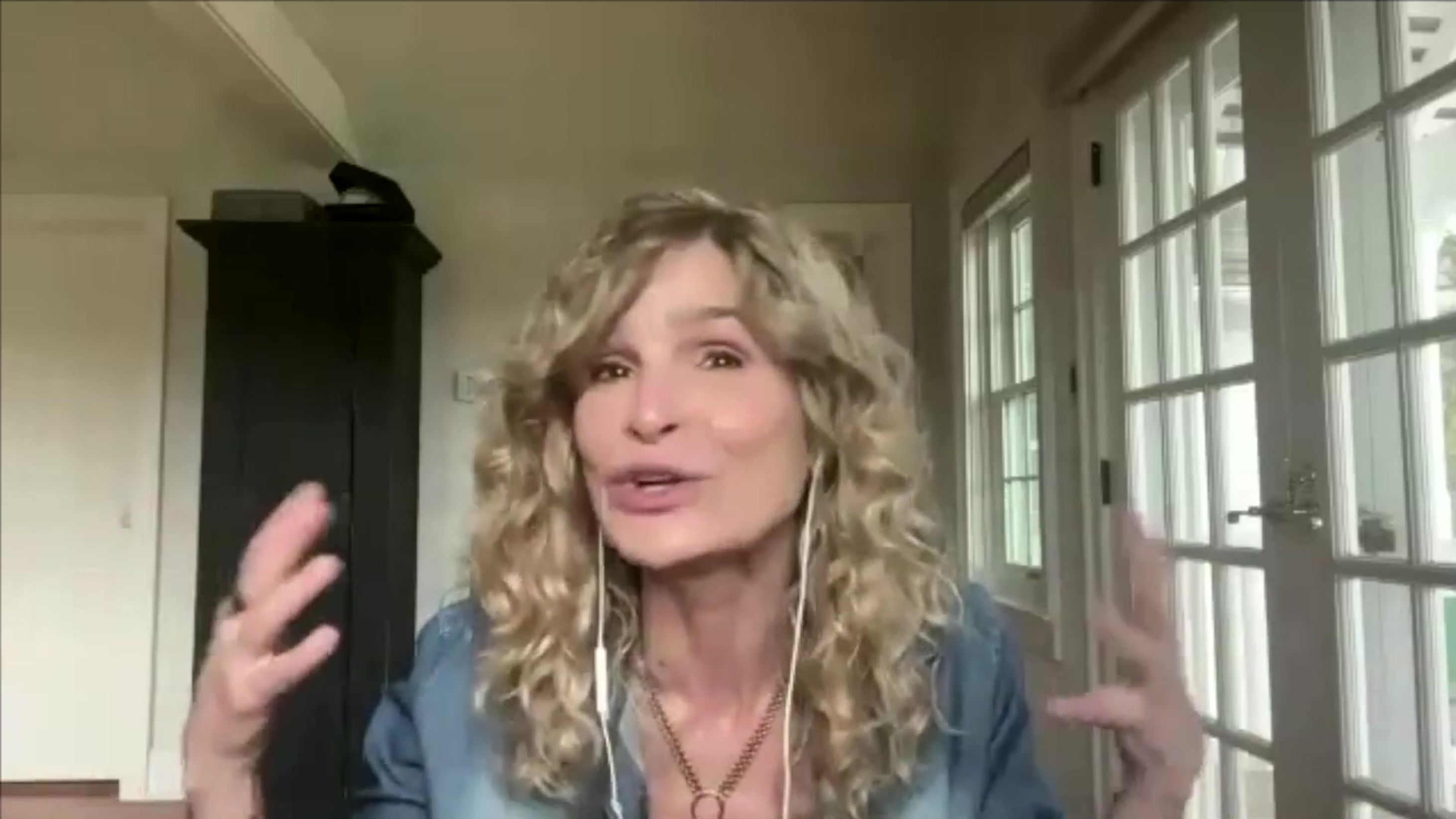 Actress Kyra Sedgwick on directing her husband Kevin Bacon in her new movie.